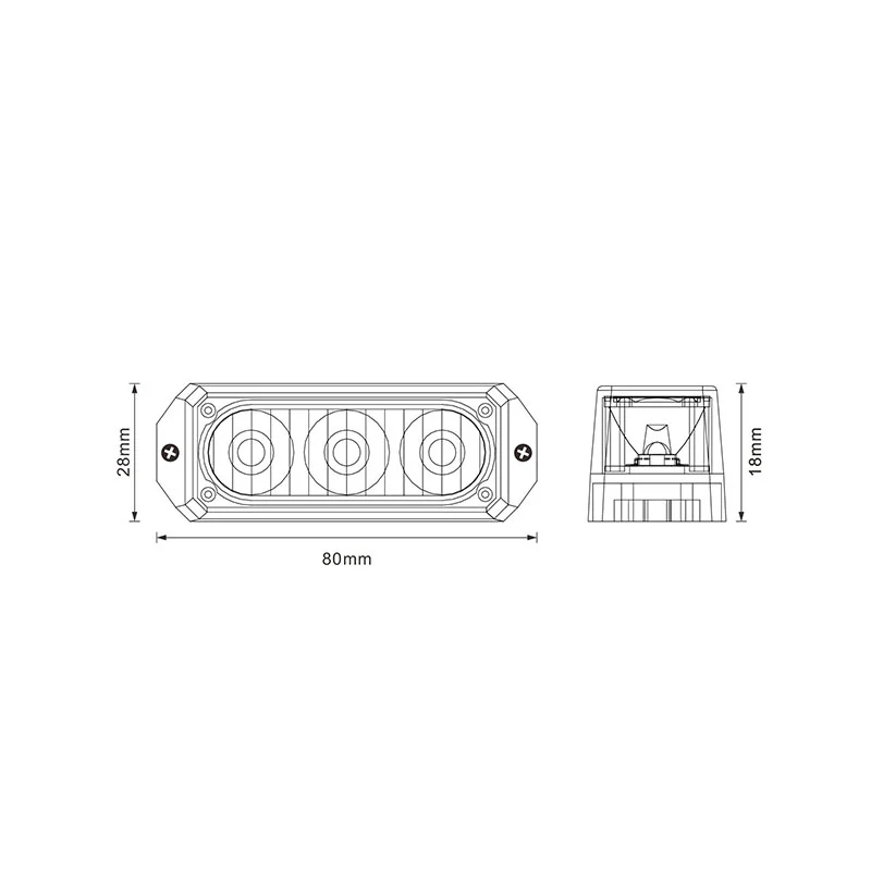 Diodes électroluminescentes - 3x 